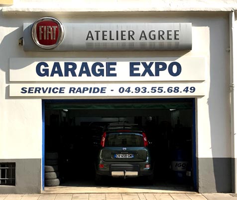Garage Expo Nice atelier FIAT agréé