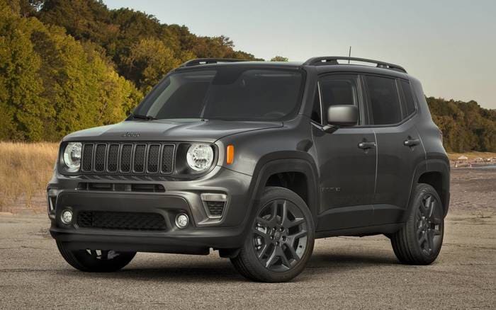 jeep renegade de 2021 dans le garage Expo FIAT à Nice